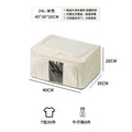 Foldable fabric storage box