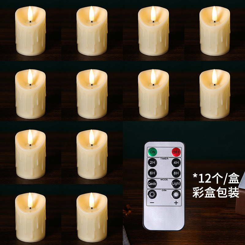 Flameless LED Candles and Votives, Optional Remote