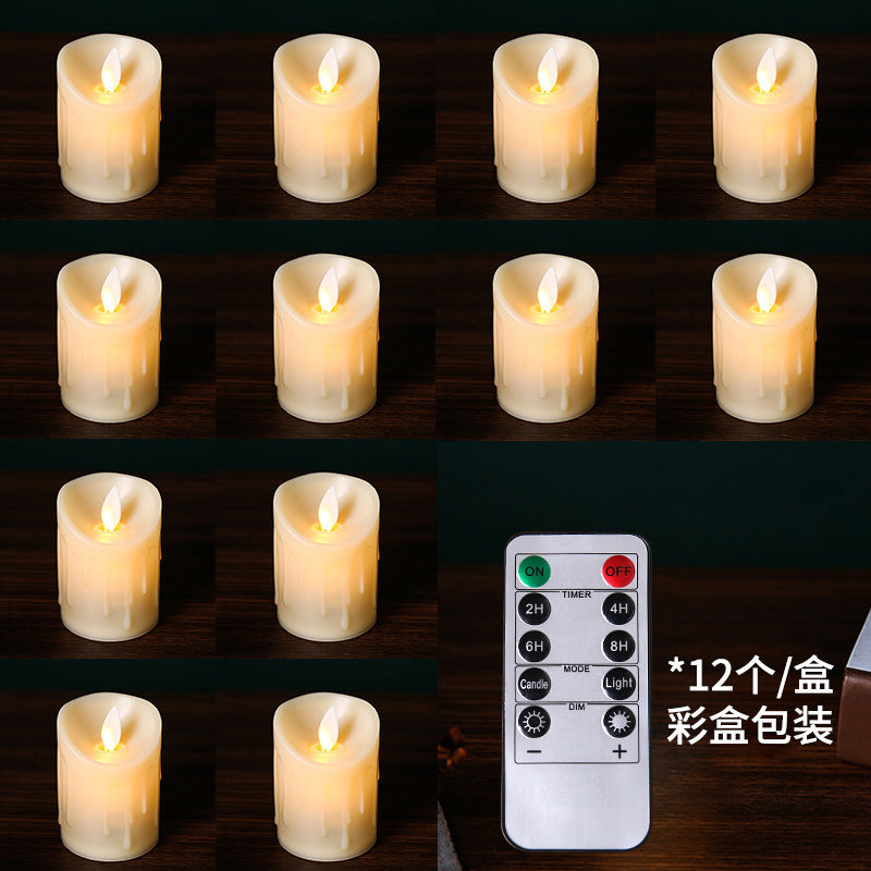 Flameless LED Candles and Votives, Optional Remote