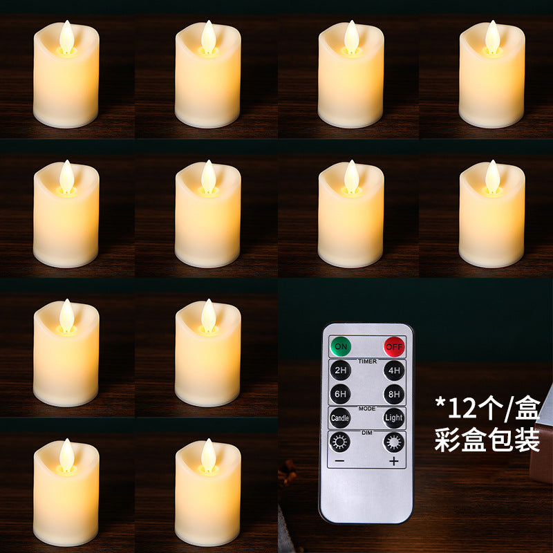 Flameless LED Candles and Votives, Optional Remote
