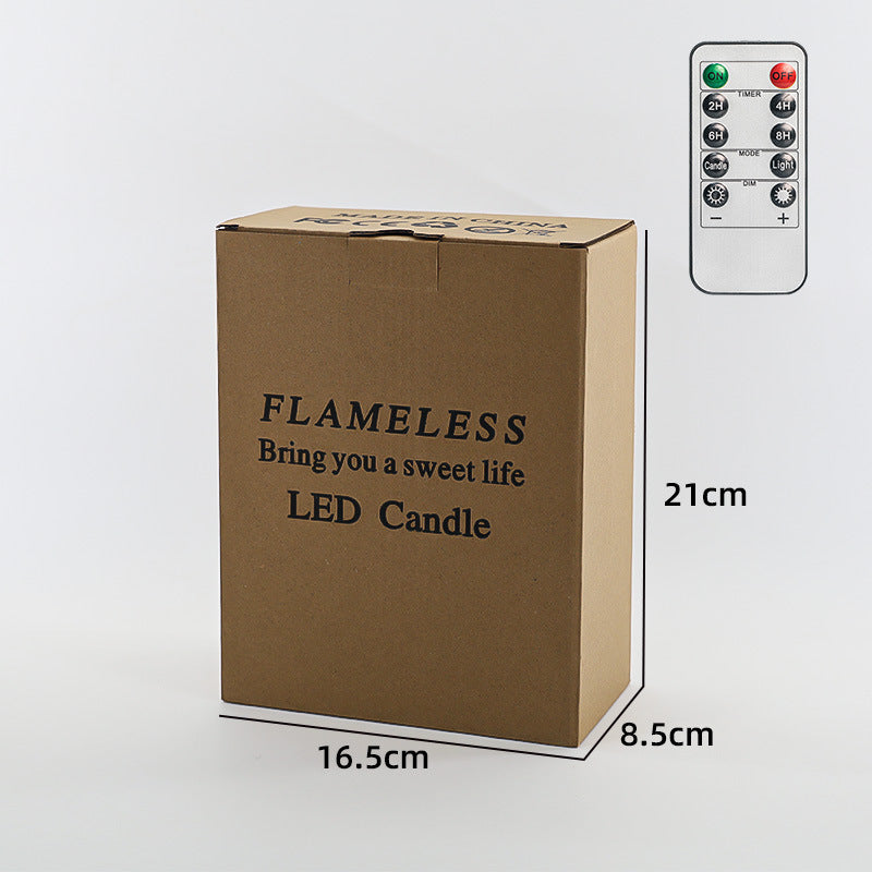 Flameless LED Pillar Candles, Swing or Still Flame