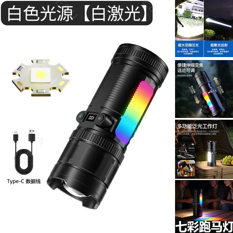 Rechargeable LED flashlight