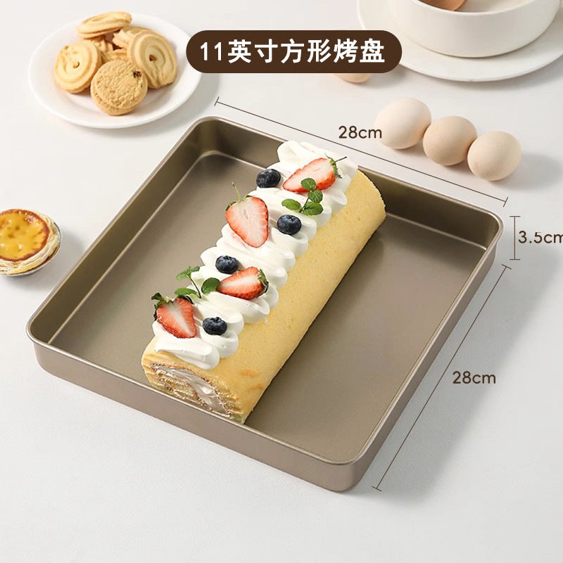 Nonstick steel baking pan