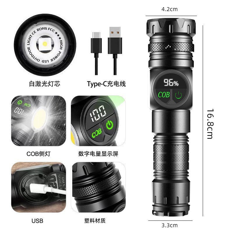 Rechargeable LED flashlight