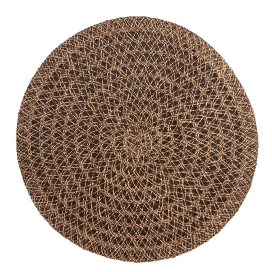 Woven Hemp Rope Round Placemat