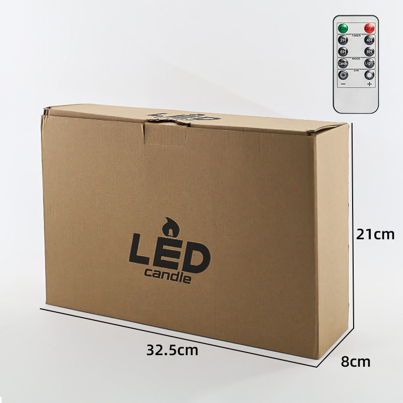 Flameless LED Pillar Candles, Swing or Still Flame