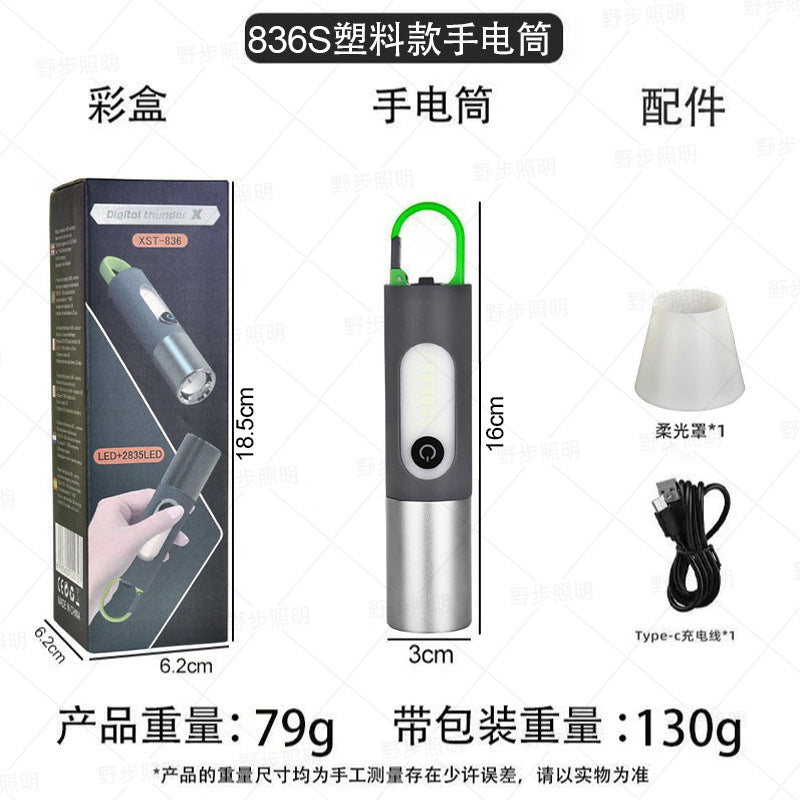 Rechargeable LED flashlight