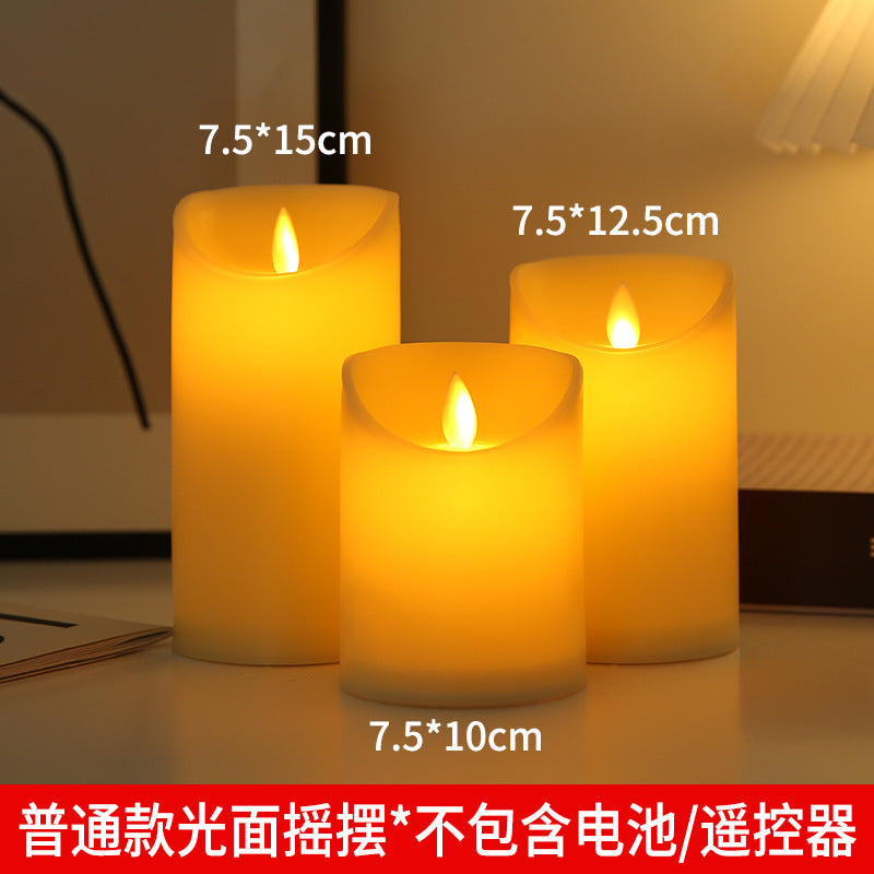 Flameless LED Candles and Votives, Optional Remote