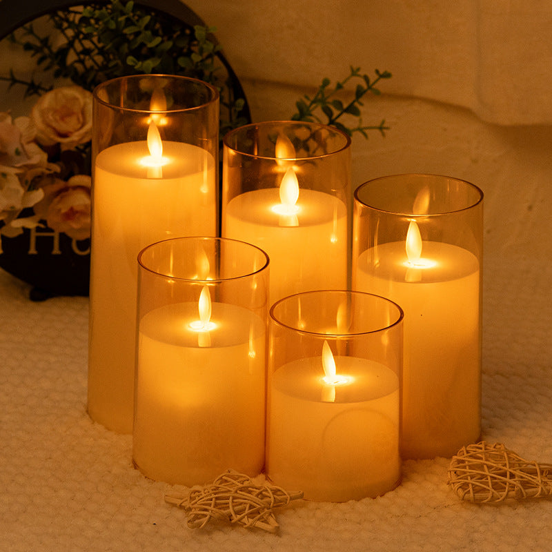 Flameless LED Pillar Candles, Swing or Still Flame