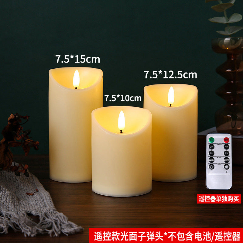 Flameless LED Candles and Votives, Optional Remote