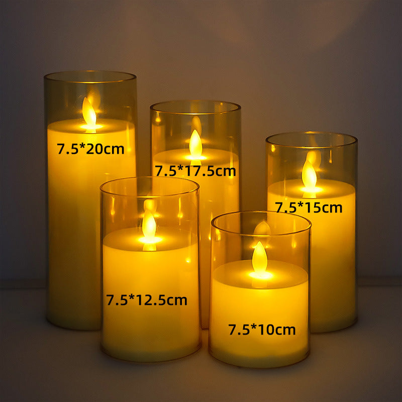 Flameless LED Pillar Candles, Swing or Still Flame