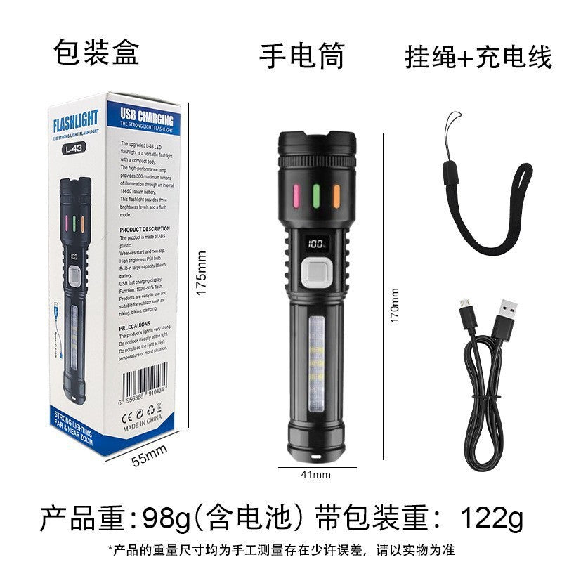Rechargeable LED flashlight
