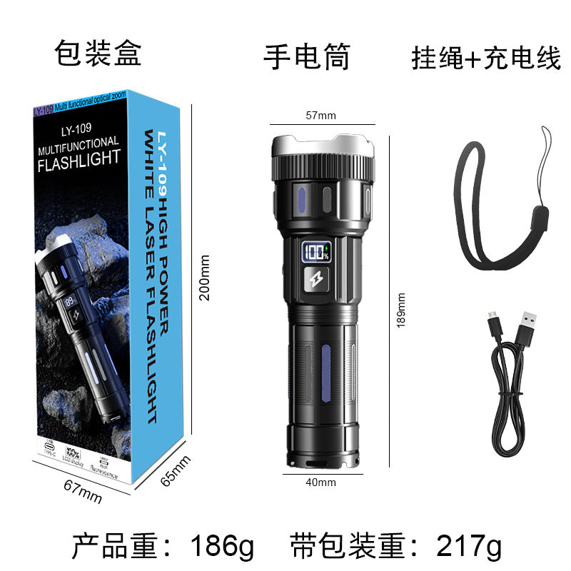 Rechargeable LED flashlight