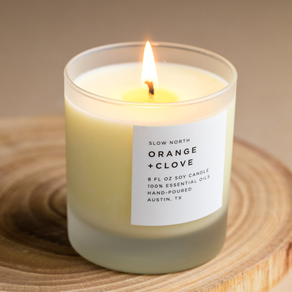 Orange and Clove Soy Candle