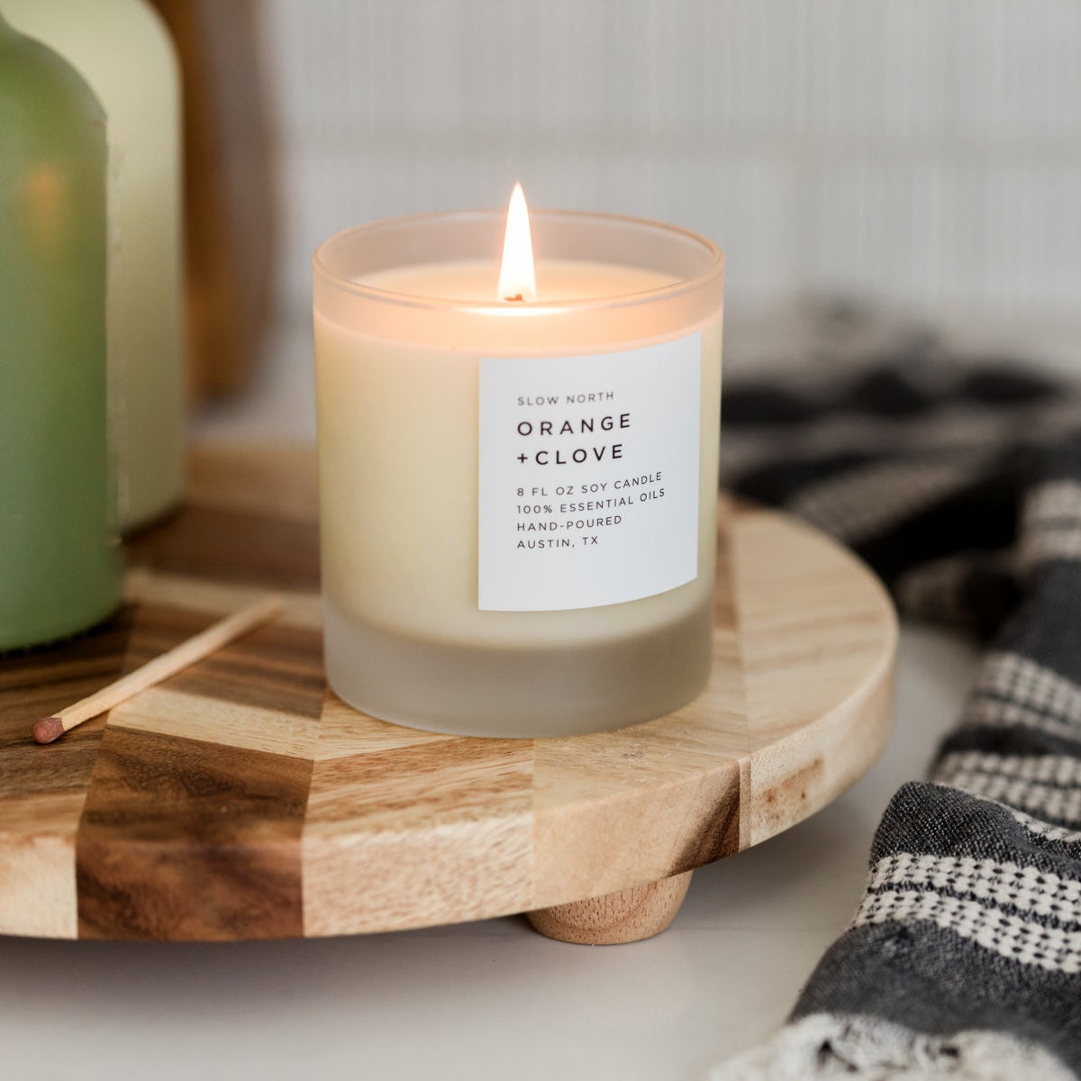 Orange and Clove Soy Candle