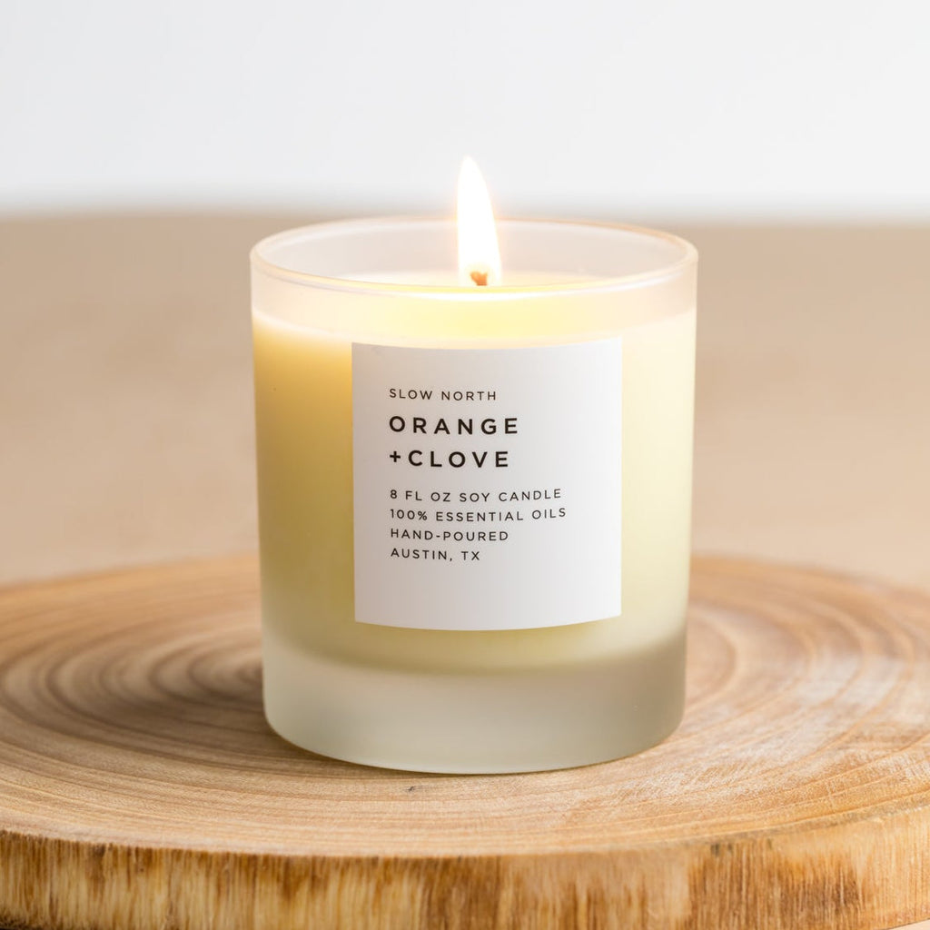 Orange and Clove Soy Candle
