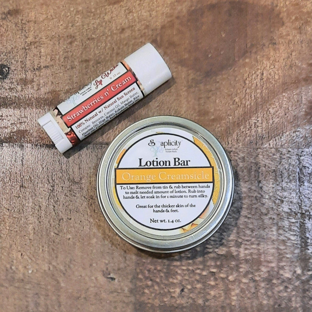 Lip Balm and Lotion Gift Set