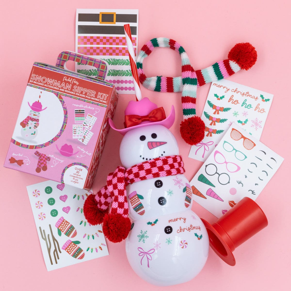 Snowman Sipper Cup with Accessories