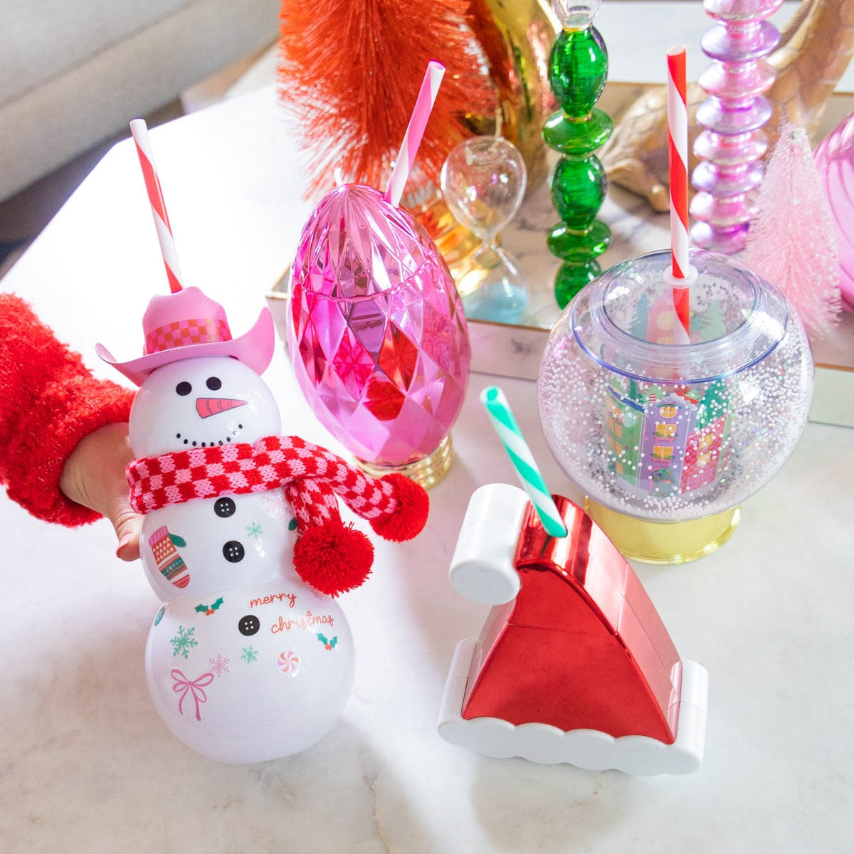 Snowman Sipper Cup with Accessories