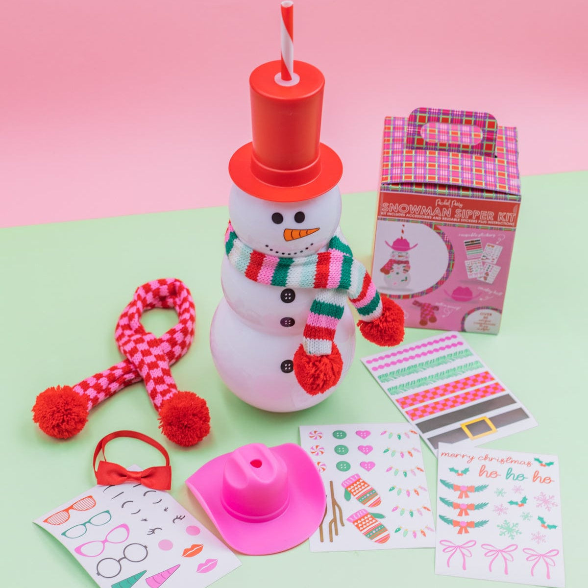 Snowman Sipper Cup with Accessories