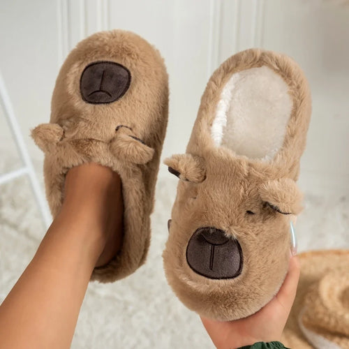 Capybara Plush Slippers
