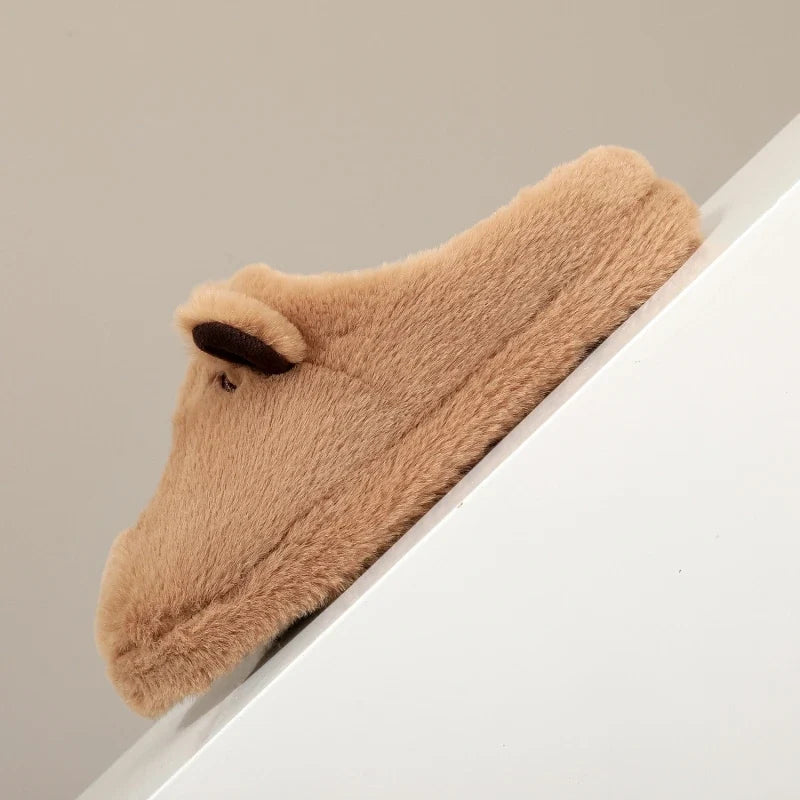 Capybara Plush Slippers