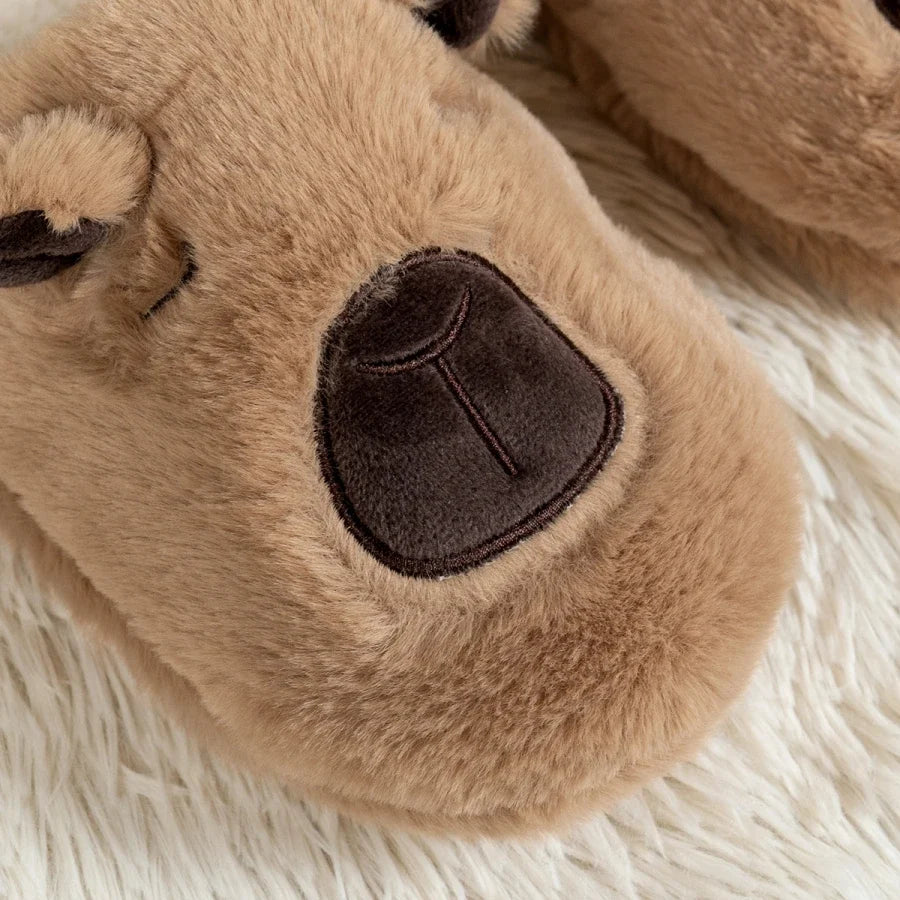 Capybara Plush Slippers
