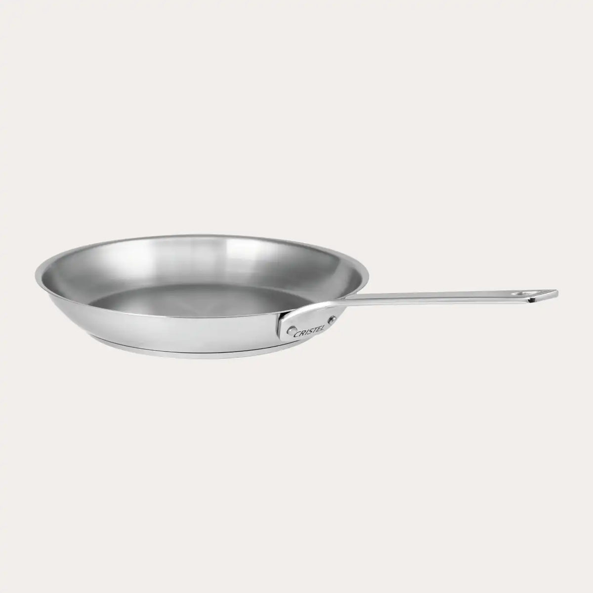 Cristel Stainless Steel Frying Pan, Made in France