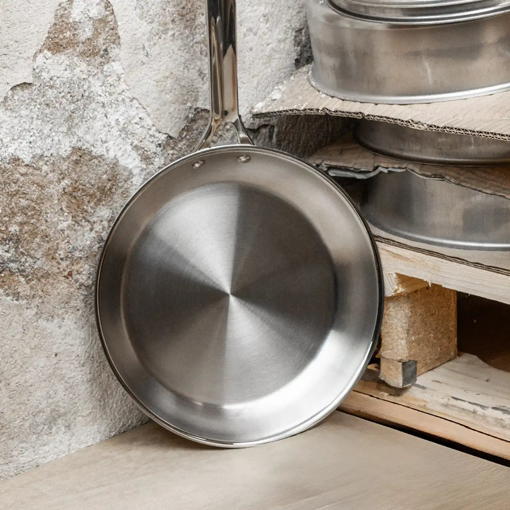 Cristel Stainless Steel Frying Pan, Made in France
