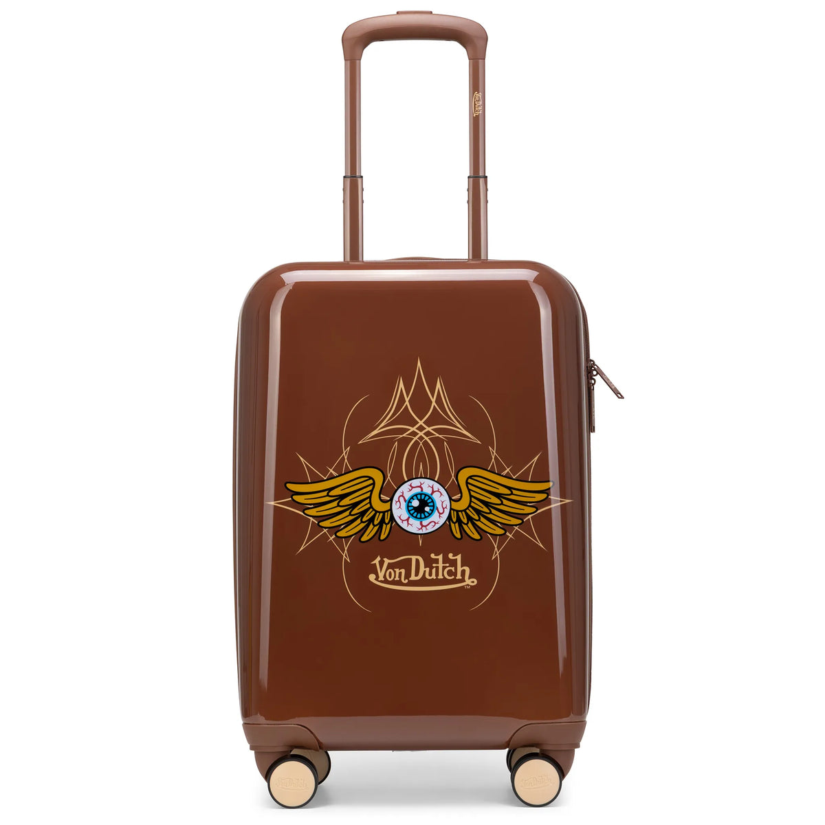 Expandable Hardside Carry-On Spinner Suitcase