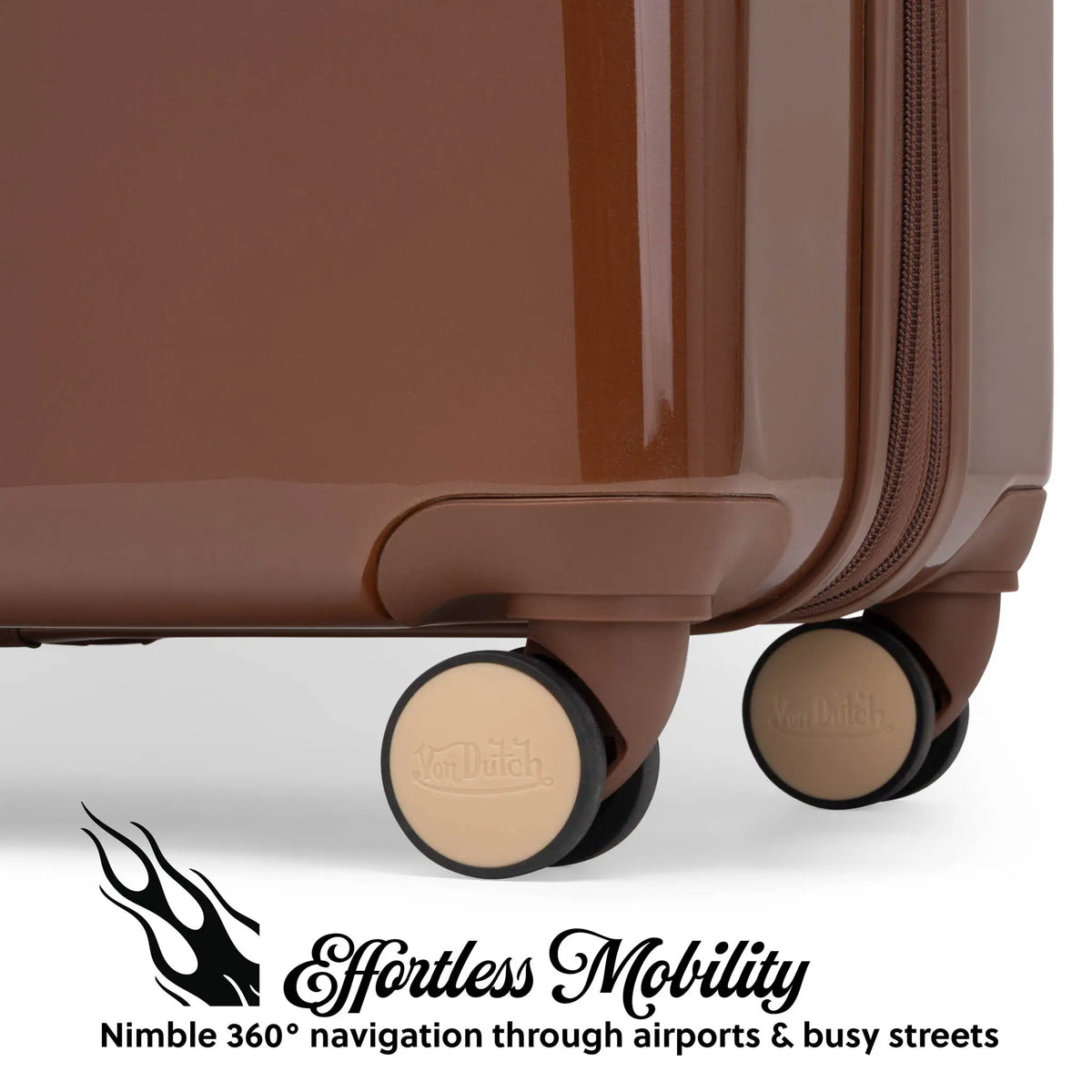 Expandable Hardside Carry-On Spinner Suitcase