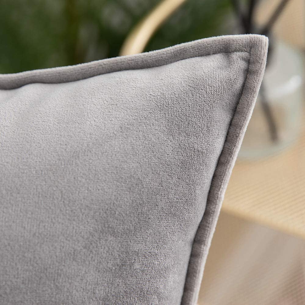Velvet Throw Pillow with Insert, 20 x 20 in