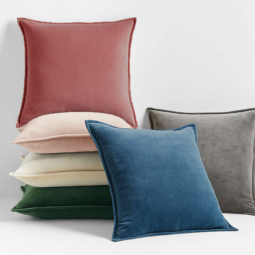 Velvet Throw Pillow with Insert, 20 x 20 in