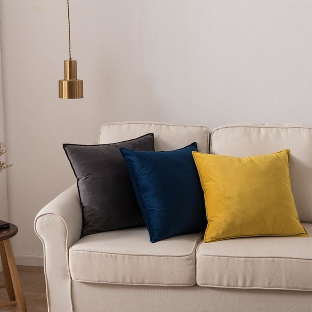 Velvet Throw Pillow with Insert, 20 x 20 in