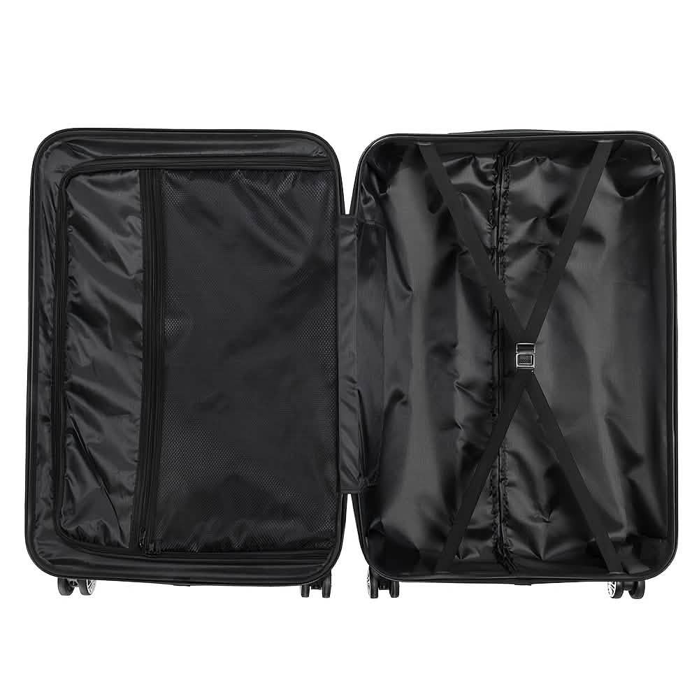 3-Piece Hardside Spinner Luggage Set with TSA Lock, 20/24/28 in
