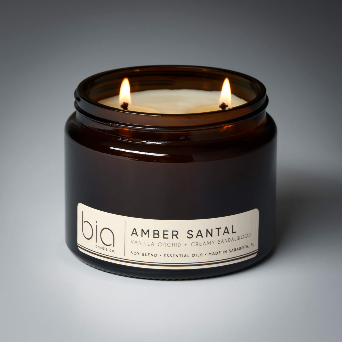 Amber Santal Soy Candle (Amber, Sandalwood and Vanilla)