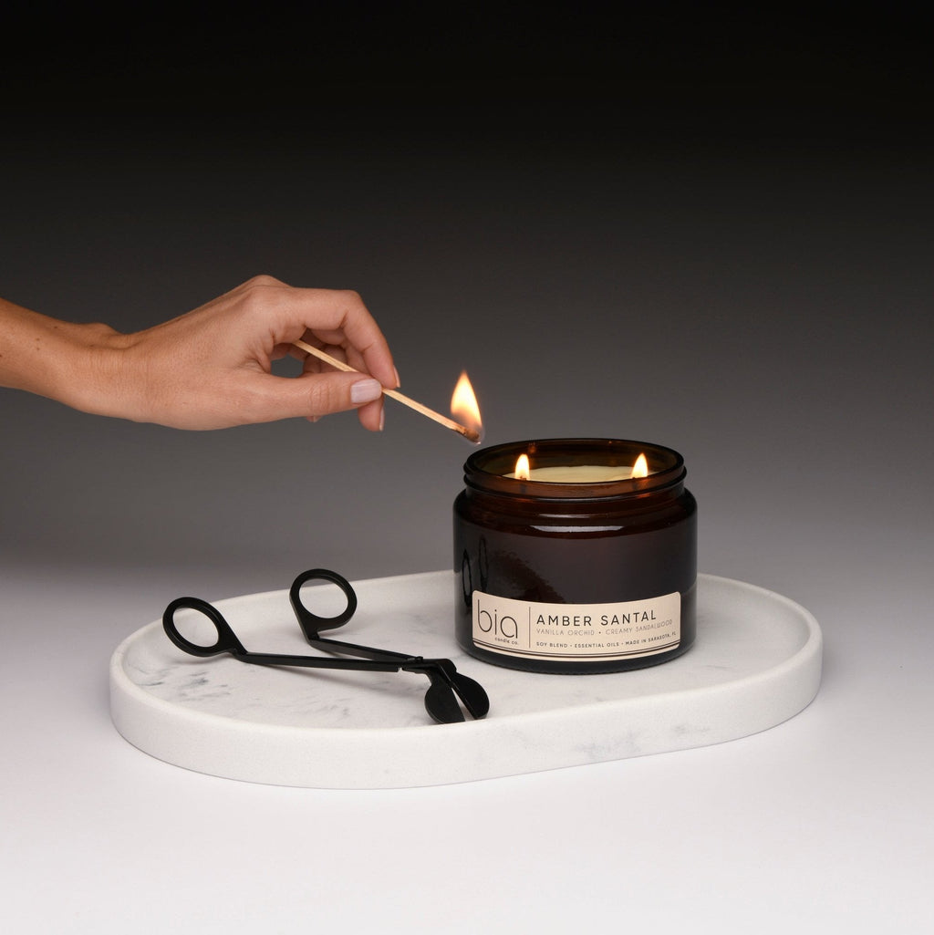 Amber Santal Soy Candle (Amber, Sandalwood and Vanilla)