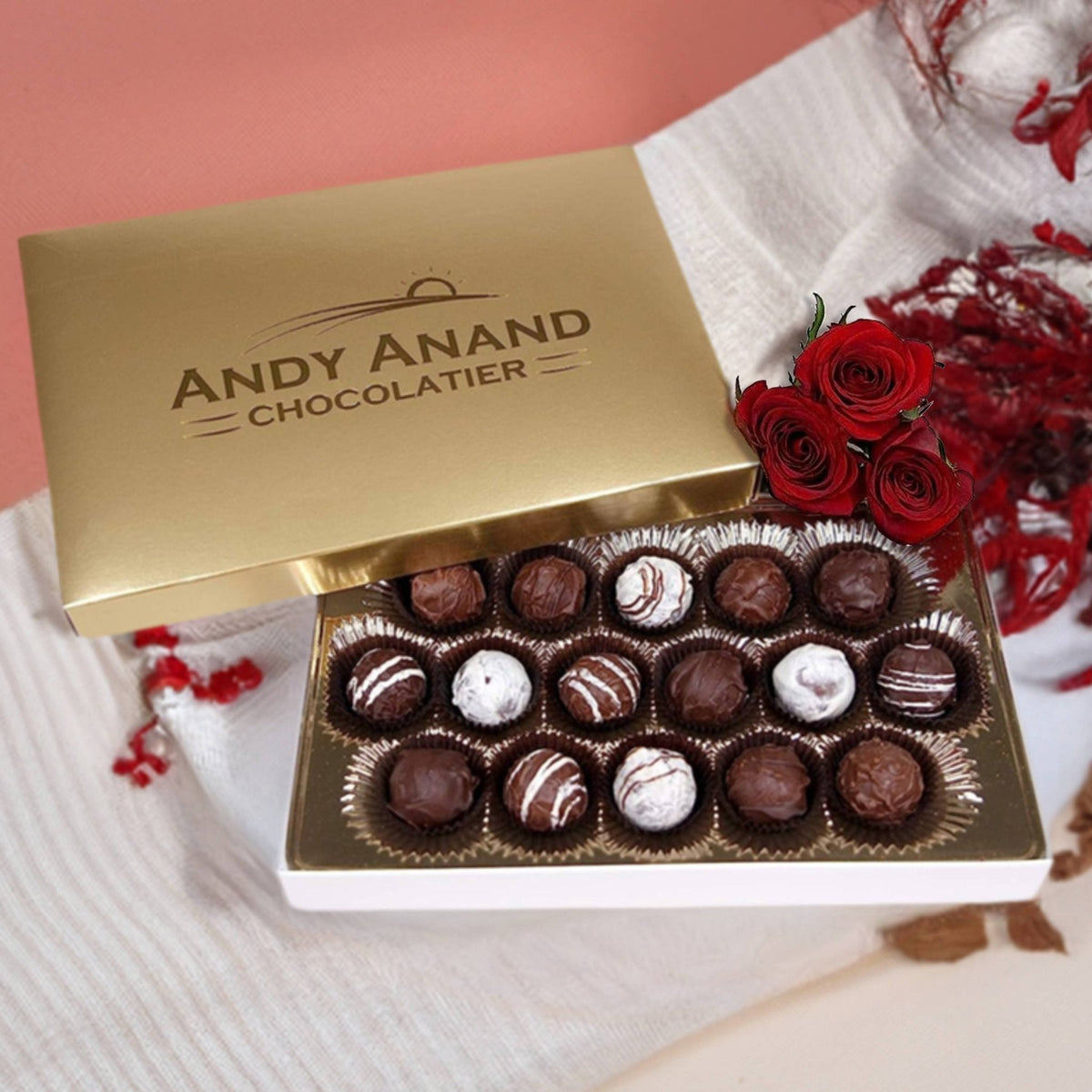 Belgian Chocolate Liqueur Truffles, 24 Pieces