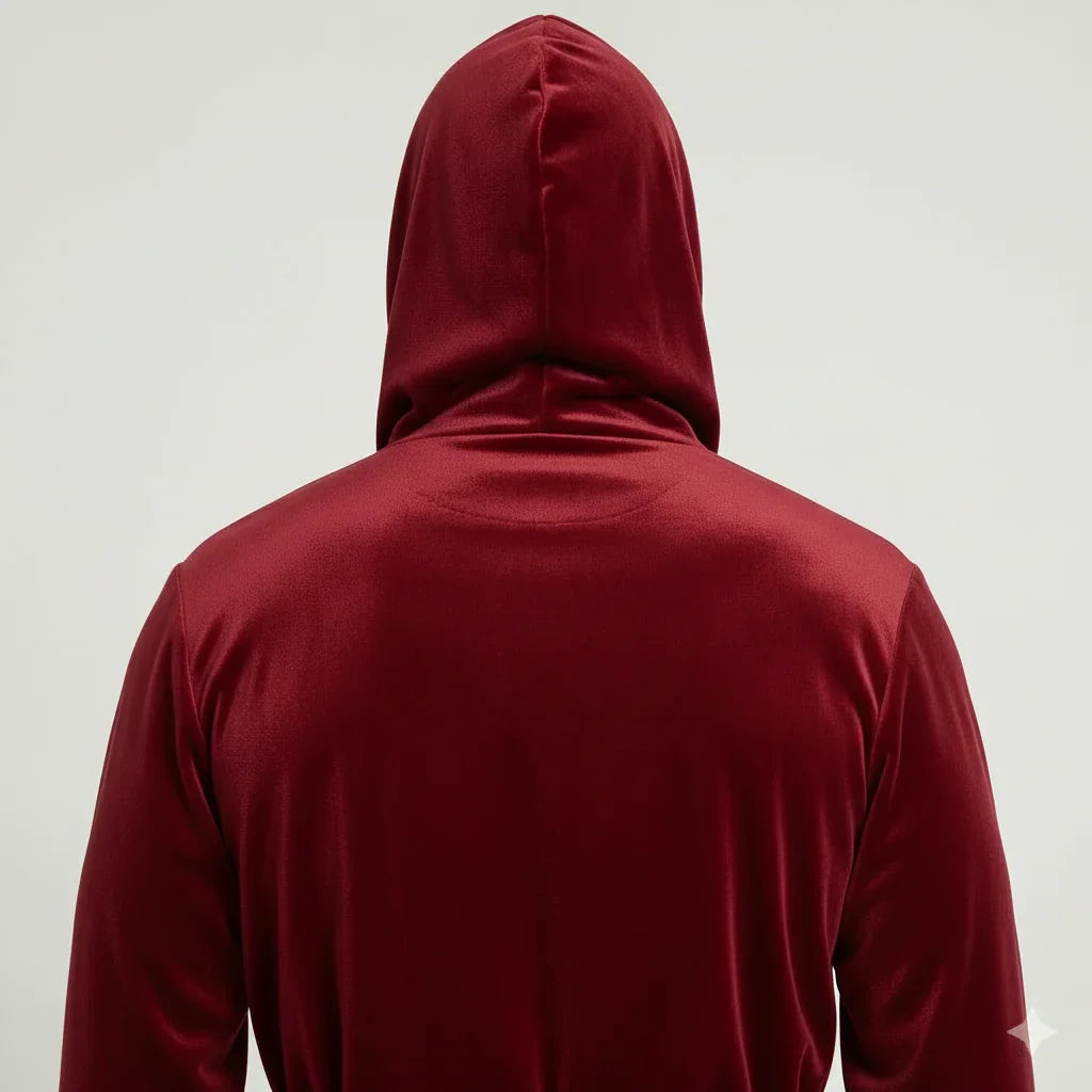Men's Plush Hooded Robe