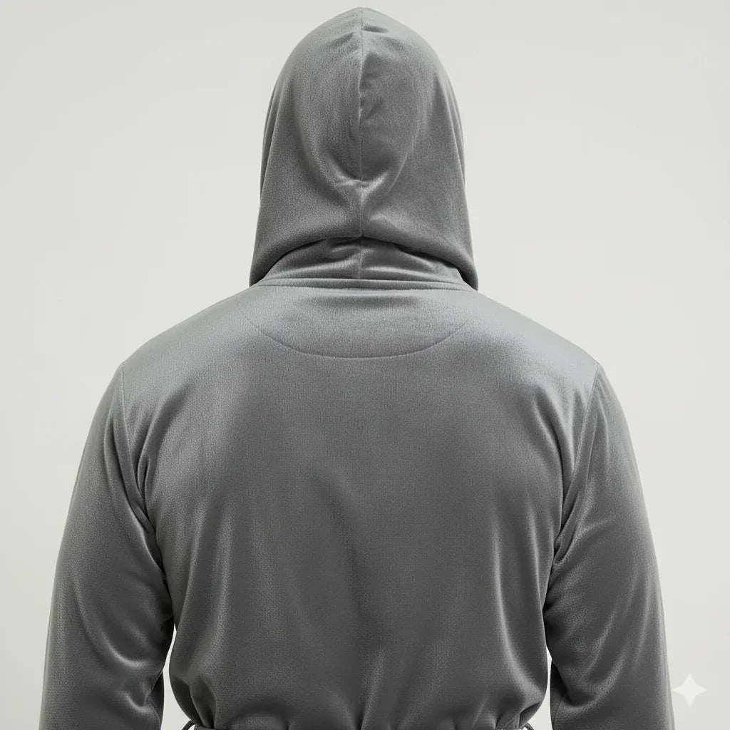 Men's Plush Hooded Robe