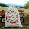 Personalized Canvas Santa Sack with Drawstring