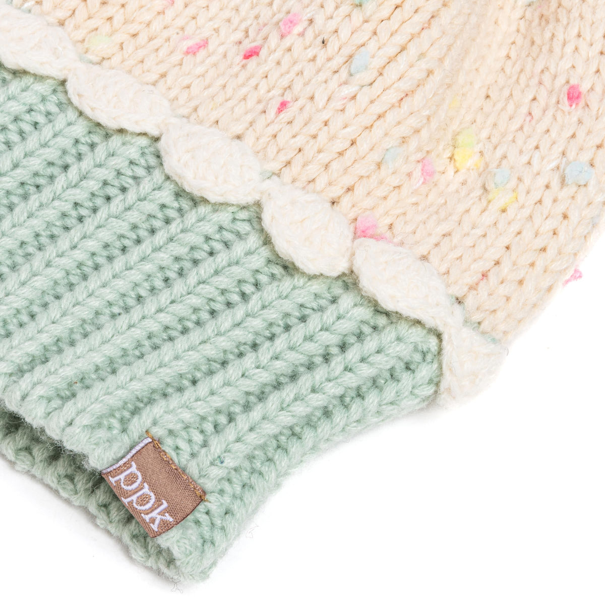 Cupcake Knit Beanie and Mittens Set for Toddlers