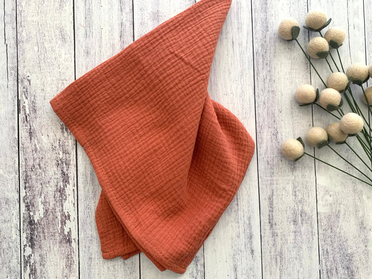 Cotton Crinkle Cloth Napkins, Set of 4