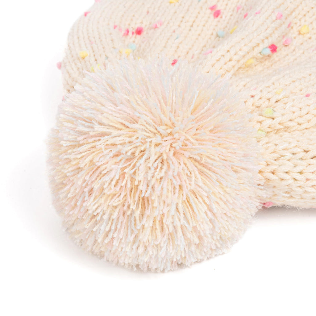 Cupcake Knit Beanie and Mittens Set for Toddlers