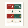Printable Holiday Gift Tags (24 Designs + Blanks)