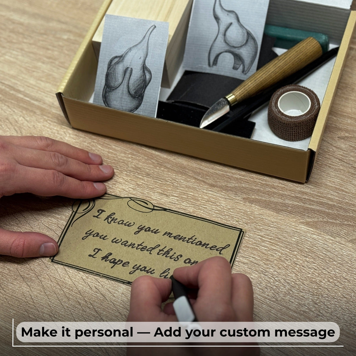 Elephant Whittling Kit for Beginners