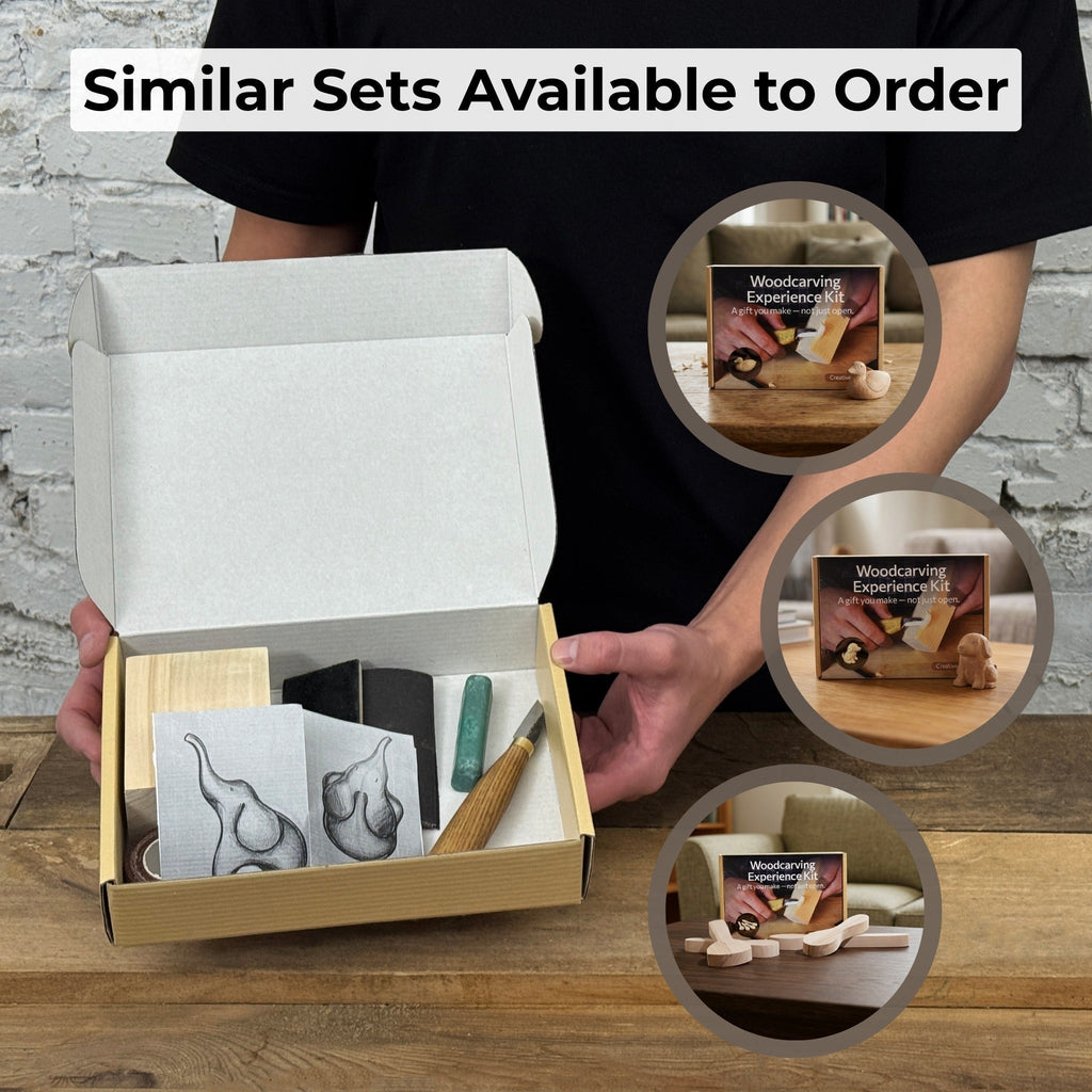 Elephant Whittling Kit for Beginners