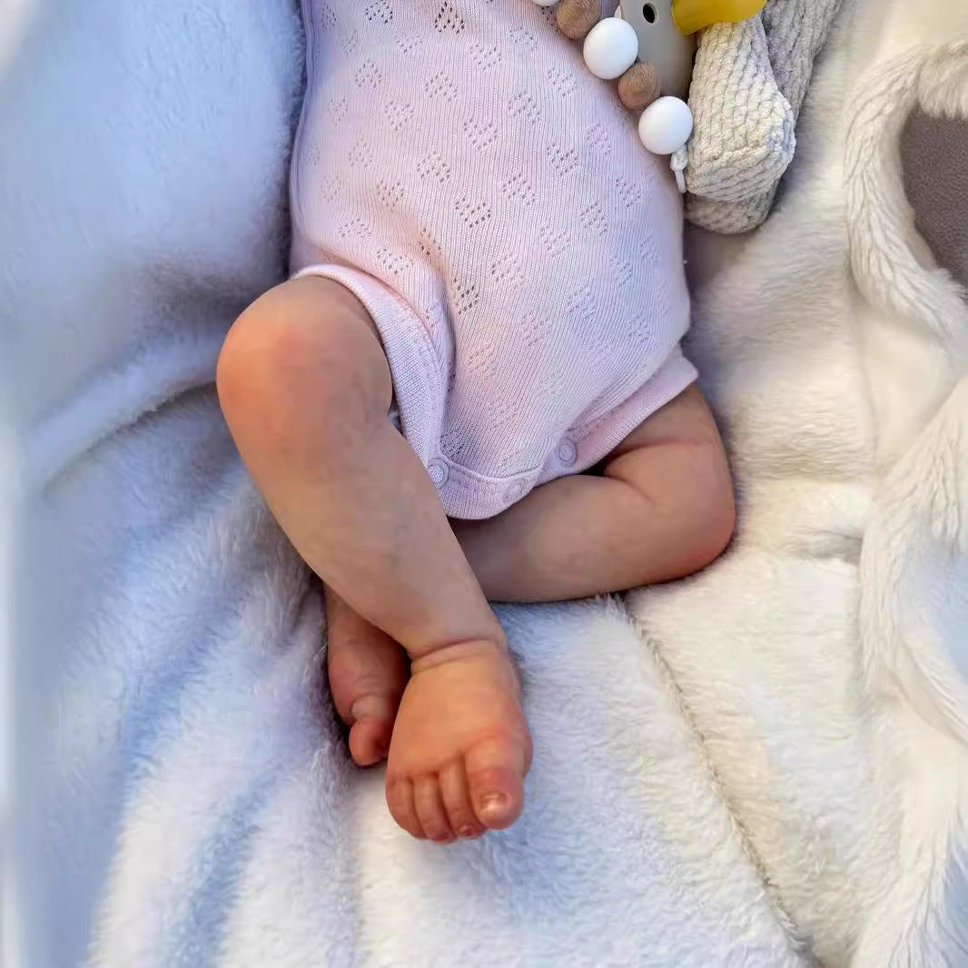 Lifelike Reborn Newborn Baby Doll, 19 in