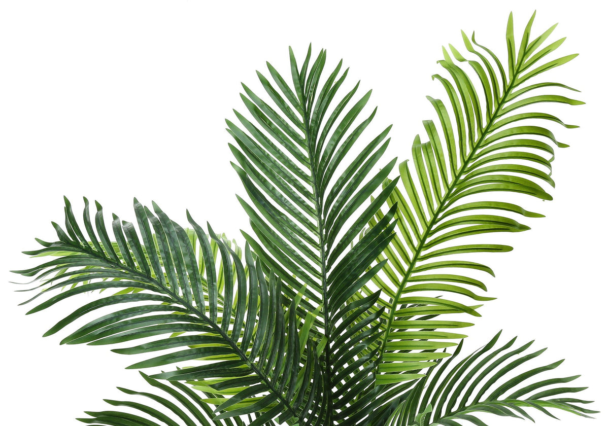 Faux Palm Tree in Black Pot, 47 in