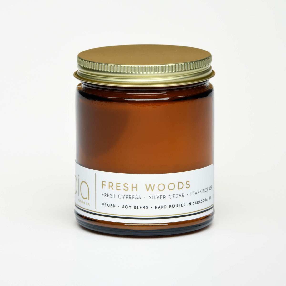 Fresh Woods Soy Candle (Pine, Balsam, Fir and Cedar)
